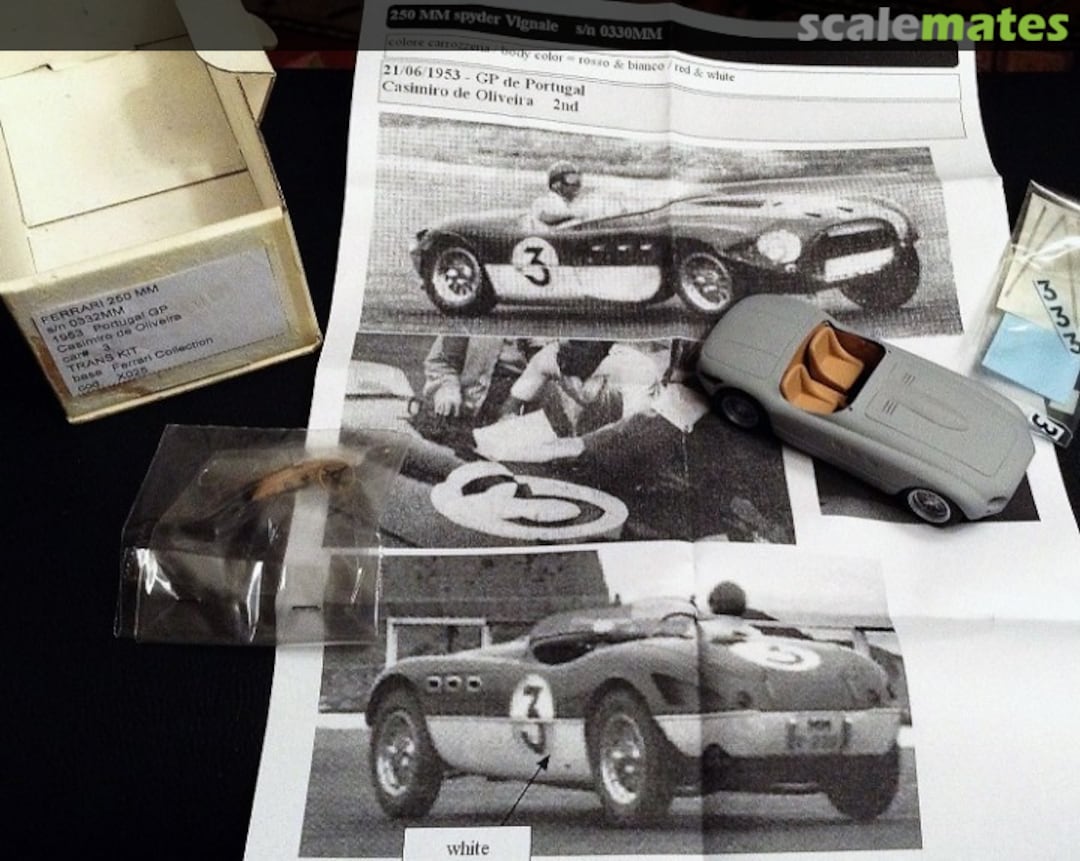 Boxart Ferrari 250 MM Vignale #0330MM X025 Top Model Collection Boxart Ferrari 250 MM Vignale #0330MM X025 Top Model Collection