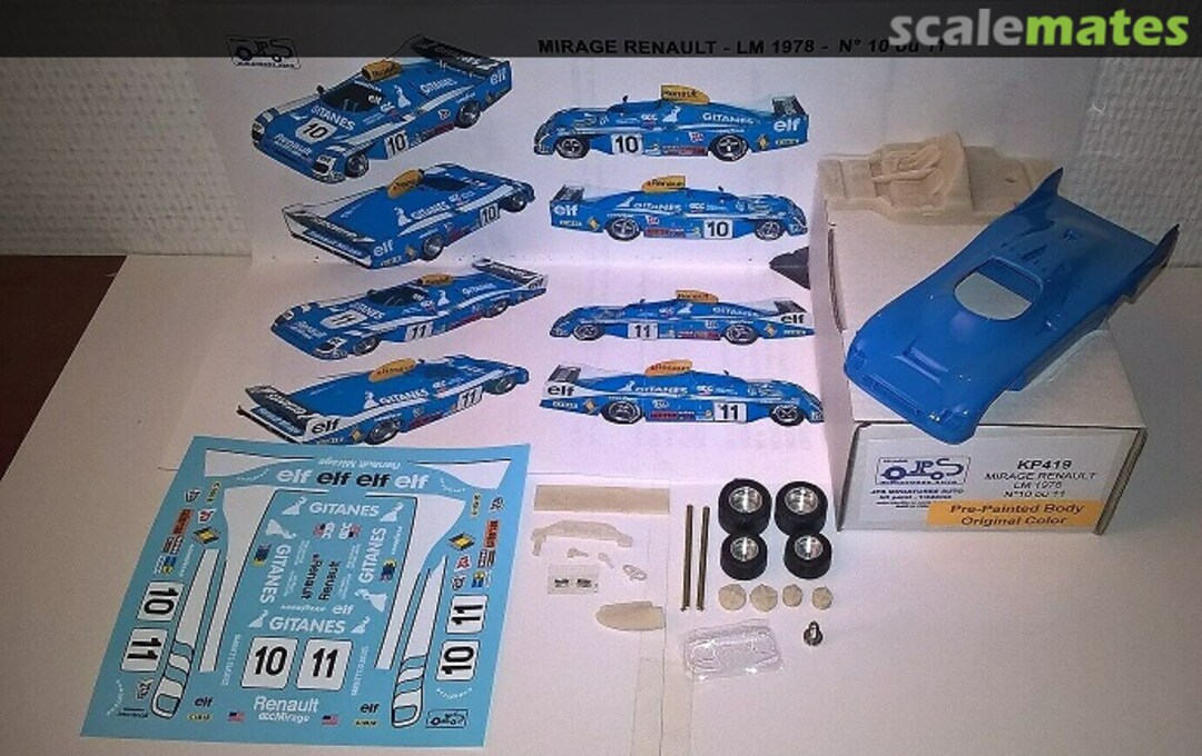 Boxart Mirage-Renault M9 "GITANES" KP419 JPS Miniatures Auto Boxart Mirage-Renault M9 "GITANES" KP419 JPS Miniatures Auto