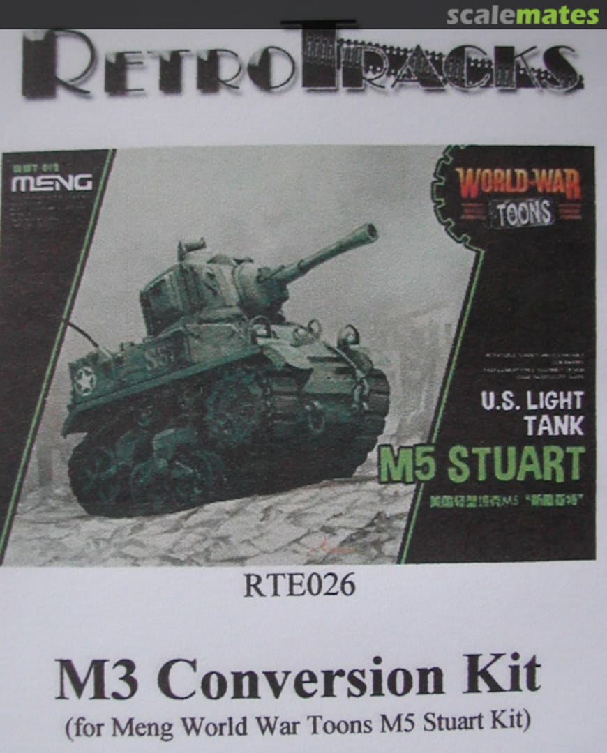 Boxart M3 Stuart (late) RTE026 RetroTracks Boxart M3 Stuart (late) RTE026 RetroTracks