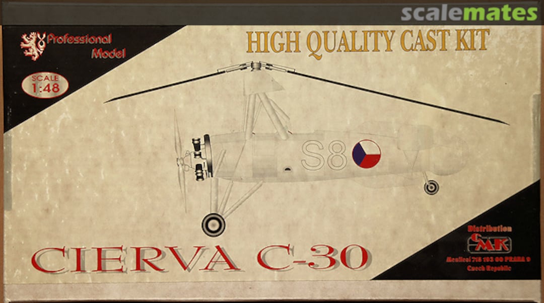 Boxart Cierva C-30 PMK003 Professional Model Boxart Cierva C-30 PMK003 Professional Model
