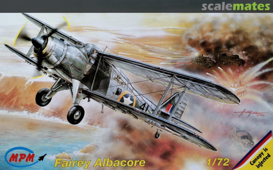 Boxart Fairey Albacore 72095 MPM Production Boxart Fairey Albacore 72095 MPM Production