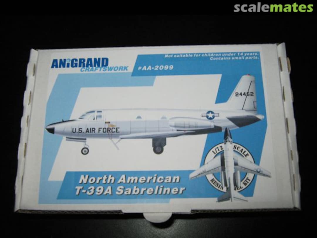 Boxart North American T-39A Sabreliner AA-2099 Anigrand Craftswork Boxart North American T-39A Sabreliner AA-2099 Anigrand Craftswork