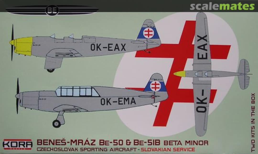 Boxart Beneš-Mráz Be-50 & Be-51B Beta-Minor 72218 Kora Models Boxart Beneš-Mráz Be-50 & Be-51B Beta-Minor 72218 Kora Models