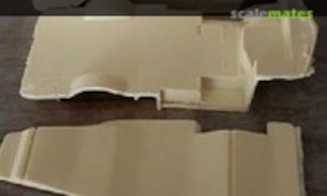 1:25 1954 Int'l Metro Delivery Van Body, Frame, F&R Bumpers, Grill, Flat Glass, Interior Frame (Jimmy Flintstone NB270) NB270