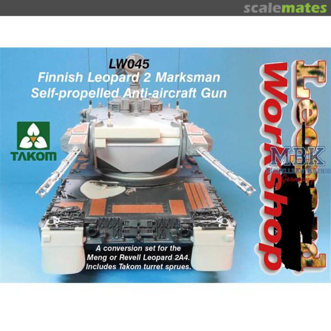 Boxart Finnish Leopard 2 Marksman Conversion Set LW045 Leopard Workshop Boxart Finnish Leopard 2 Marksman Conversion Set LW045 Leopard Workshop