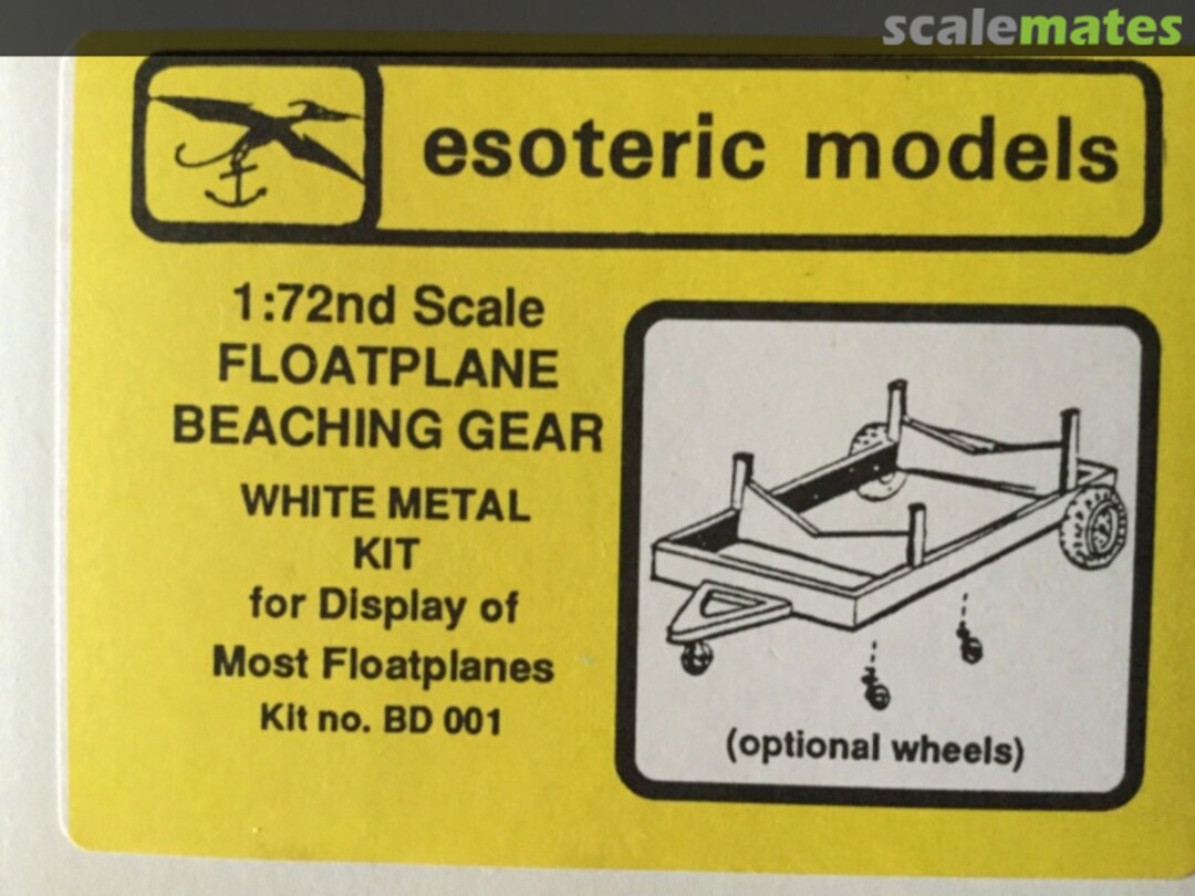 Boxart Floatplane Beaching Gear BD-001 Esoteric Models Boxart Floatplane Beaching Gear BD-001 Esoteric Models