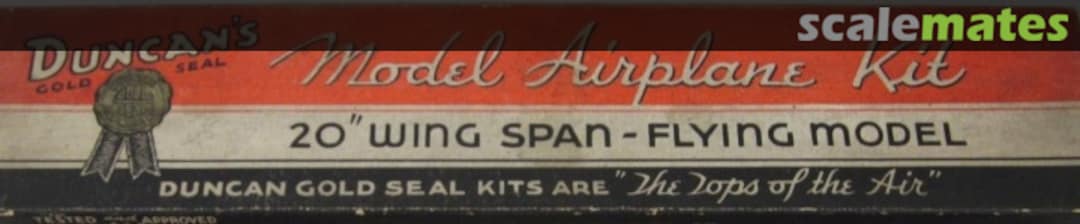 Boxart Curtiss Hawk P6-E Duncan's Gold Seal Boxart Curtiss Hawk P6-E Duncan's Gold Seal