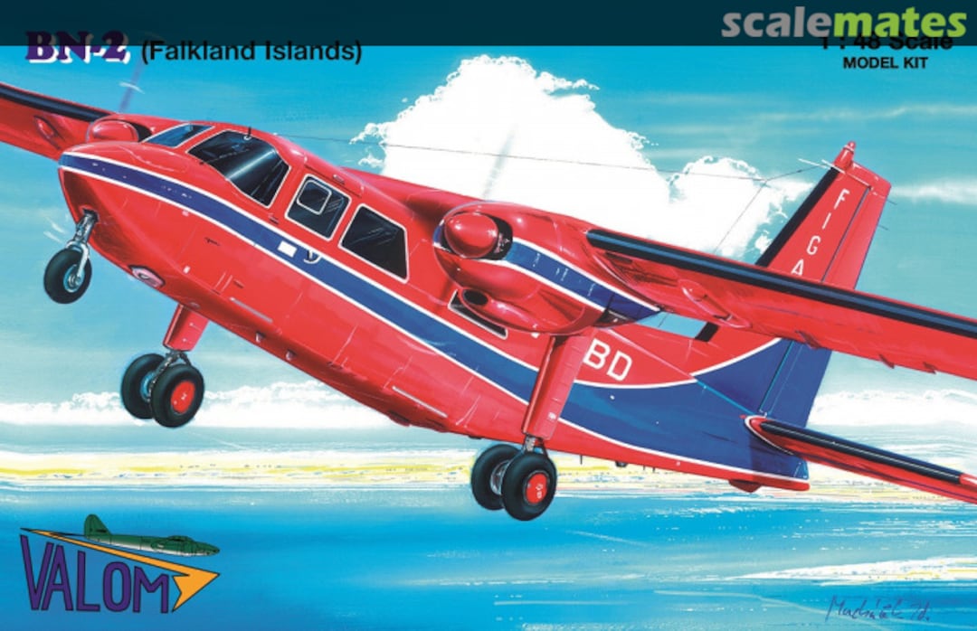 Boxart Britten-Norman BN-2 (Falkland Islands) 48015 Valom Boxart Britten-Norman BN-2 (Falkland Islands) 48015 Valom