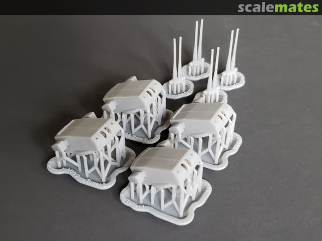 Boxart RN Zara 203 mm/53 cal. (8"/53 cal.) Turrets with Barrels 400-Zara turrets-4 Model Monkey Boxart RN Zara 203 mm/53 cal. (8"/53 cal.) Turrets with Barrels 400-Zara turrets-4 Model Monkey