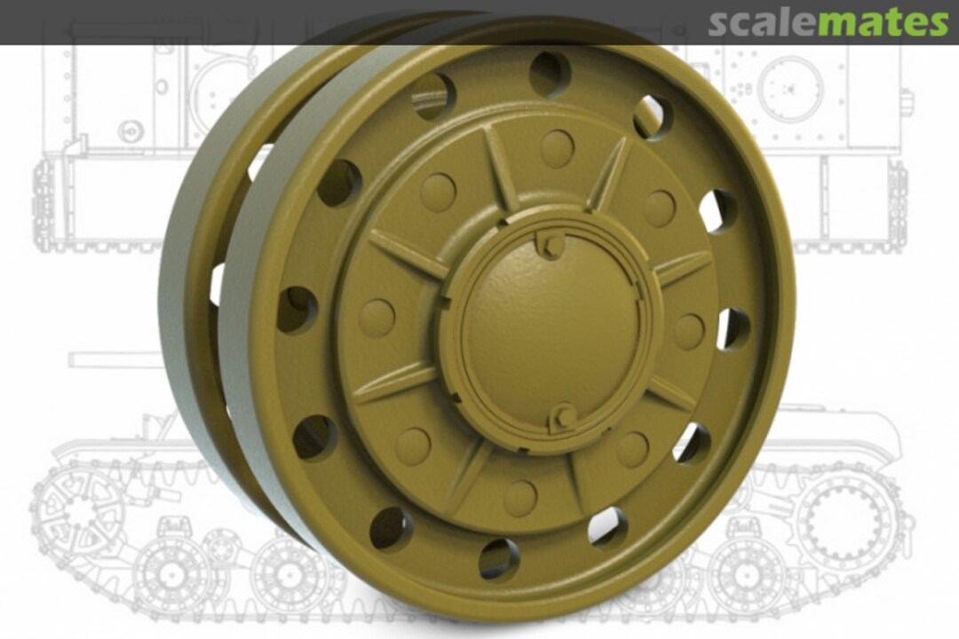 Boxart KV Roadwheel set (Initial, 1939-40) 35218 Miniarm Boxart KV Roadwheel set (Initial, 1939-40) 35218 Miniarm