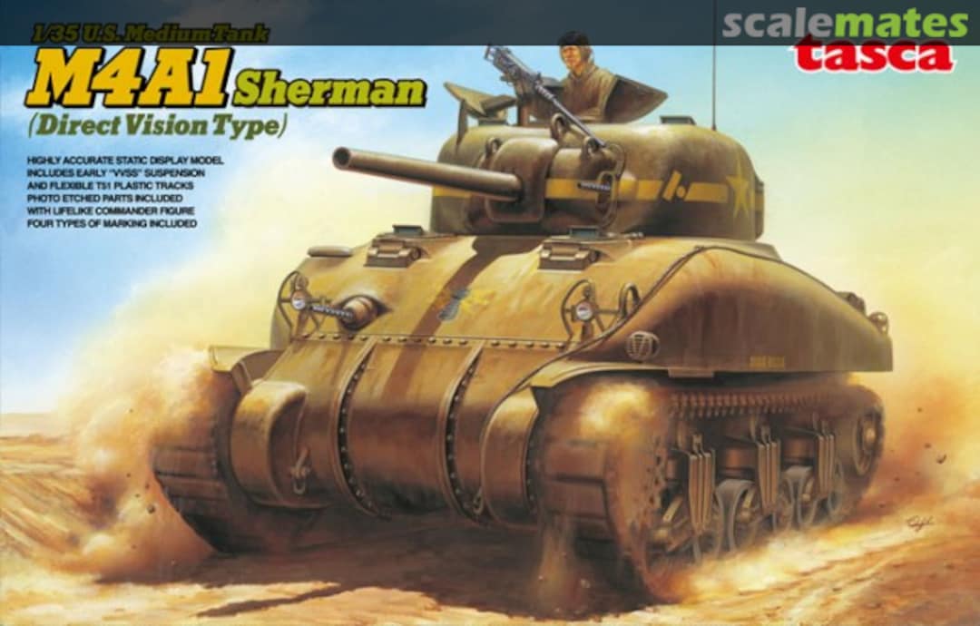 Boxart M4A1 Sherman 35-025 Tasca Boxart M4A1 Sherman 35-025 Tasca