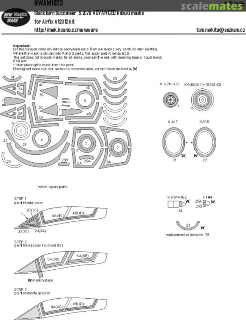 Boxart Blackburn Buccaneer S.2C/D ADVANCED kabuki masks NWAM1023 New Ware Boxart Blackburn Buccaneer S.2C/D ADVANCED kabuki masks NWAM1023 New Ware