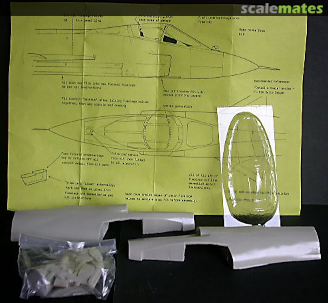 Boxart Convair TF-102A Delta Dagger 48:13 Maintrack Models