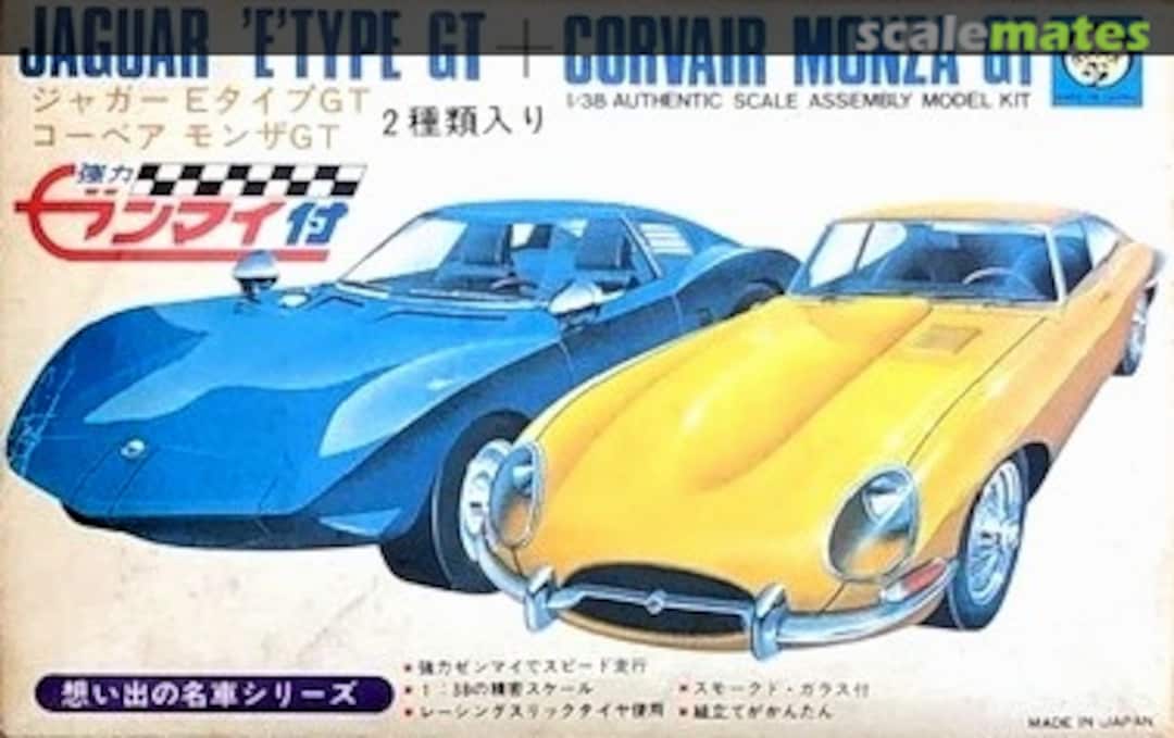 Boxart Jaguar E-type GT + Corvair Monza GT Mark Boxart Jaguar E-type GT + Corvair Monza GT Mark