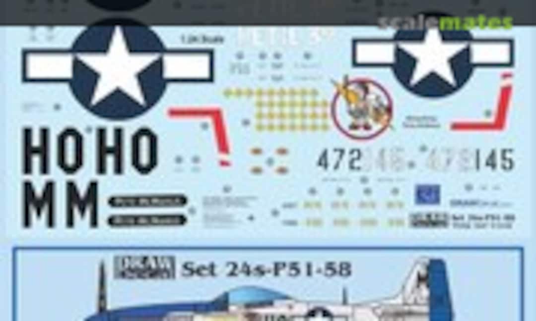 1:24 P-51D “Petie 3rd” (Draw Decal 24-P51-58) 24-P51-58