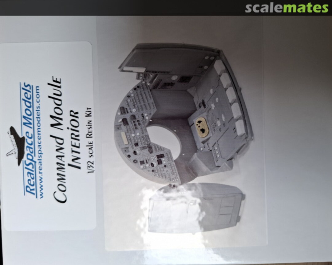 Boxart 50th anniversary of the moonlanding Apollo CM Interior RealSpace Models Boxart 50th anniversary of the moonlanding Apollo CM Interior RealSpace Models