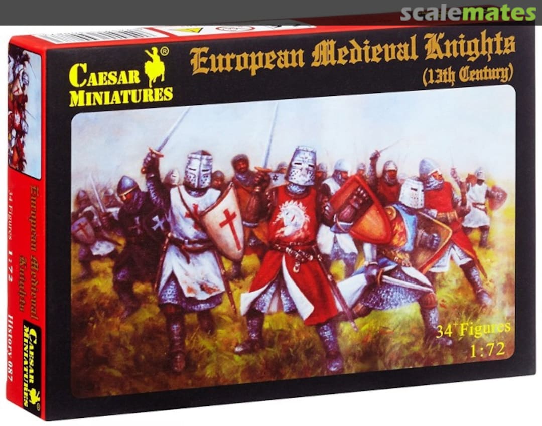 Boxart European Medieval Knights H087 Caesar Miniatures Boxart European Medieval Knights H087 Caesar Miniatures
