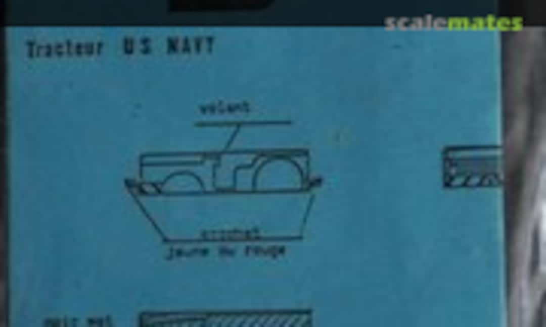 1:72 US Navy tractor (Maquettes Dauzie 72007) 72007