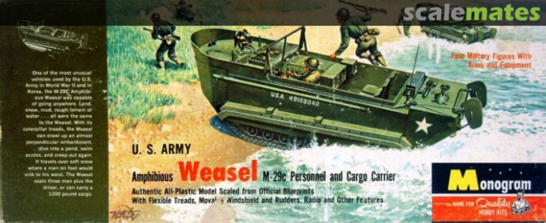 Boxart Amphibious Weasel M29C PM24 Monogram Boxart Amphibious Weasel M29C PM24 Monogram