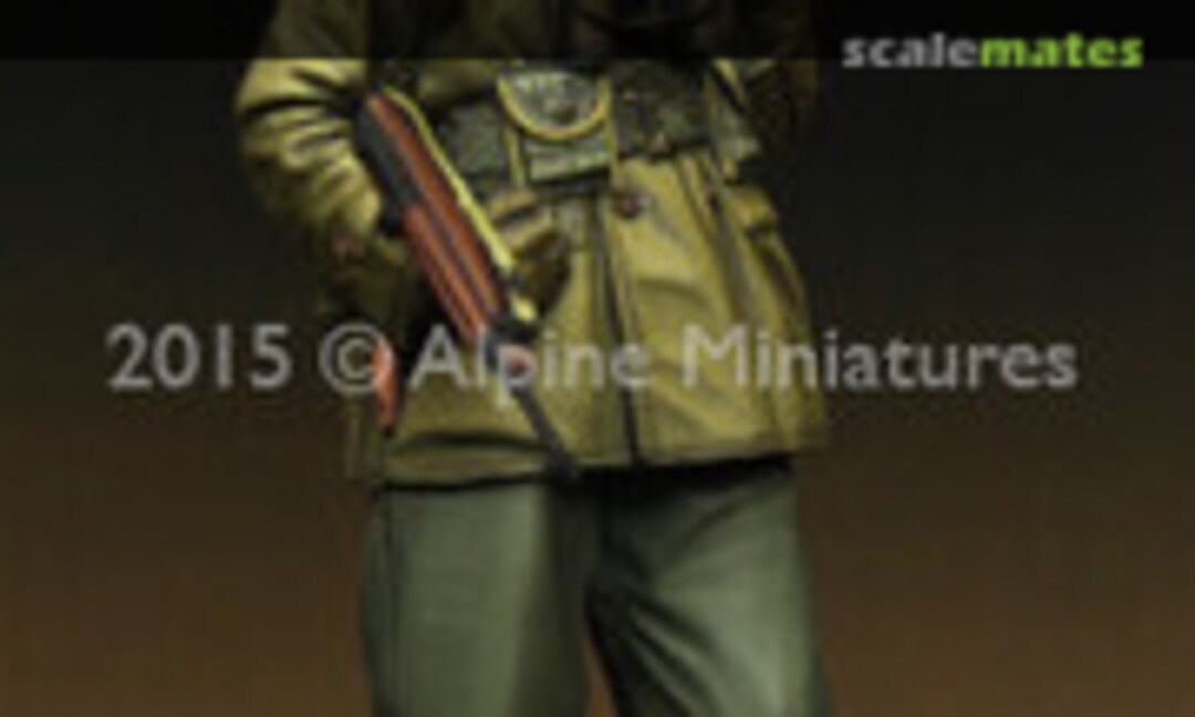 1:35 WW2 US Infantry Officer (Alpine Miniatures 35203) 35203