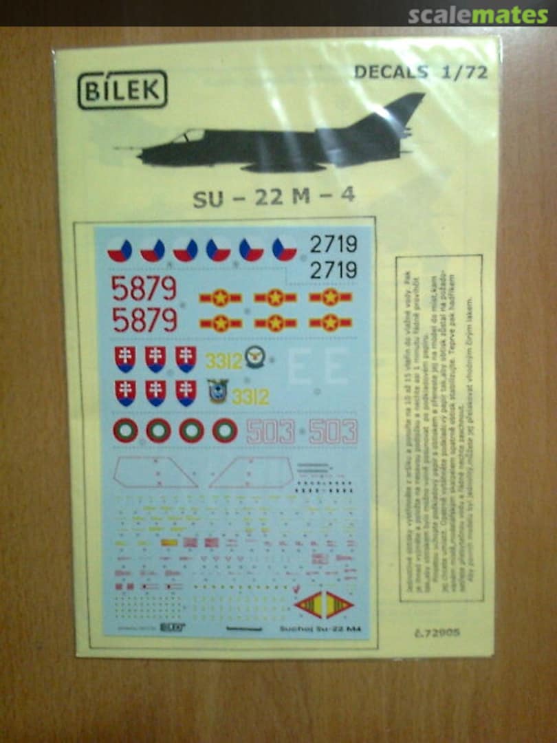 Boxart SU-22M-4 č.72905 Bilek Boxart SU-22M-4 č.72905 Bilek