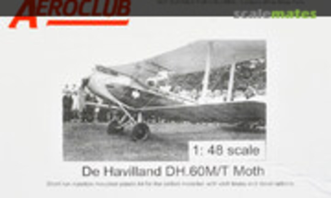 1:48 DH60M/T Gypsy Moth (Aeroclub K455)