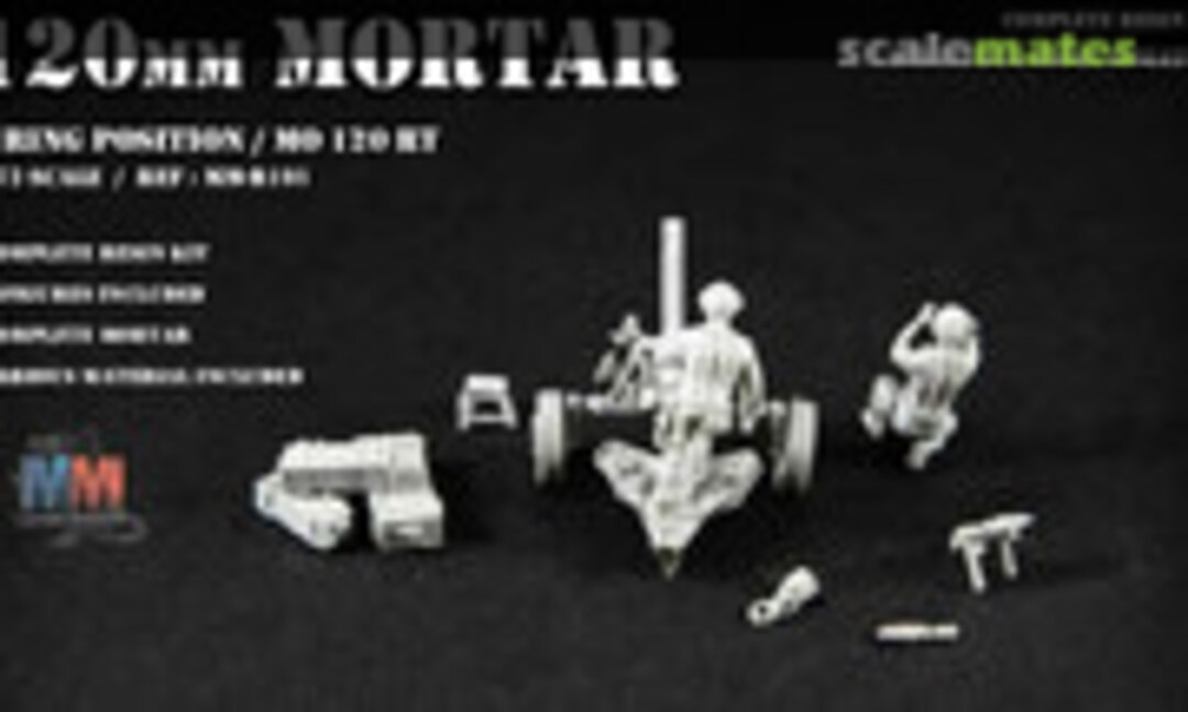1:72 120 mm mortar firing position (Model Miniature MM-R191) MM-R191