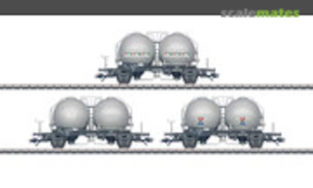 3pc type Uces Spherical Container car set (Märklin 46626)