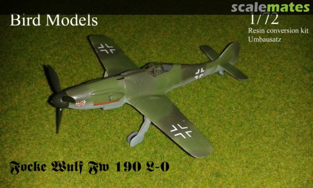 Boxart Focke Wulf Fw 190 L-0 (DB 601) 72039 Bird Models Boxart Focke Wulf Fw 190 L-0 (DB 601) 72039 Bird Models