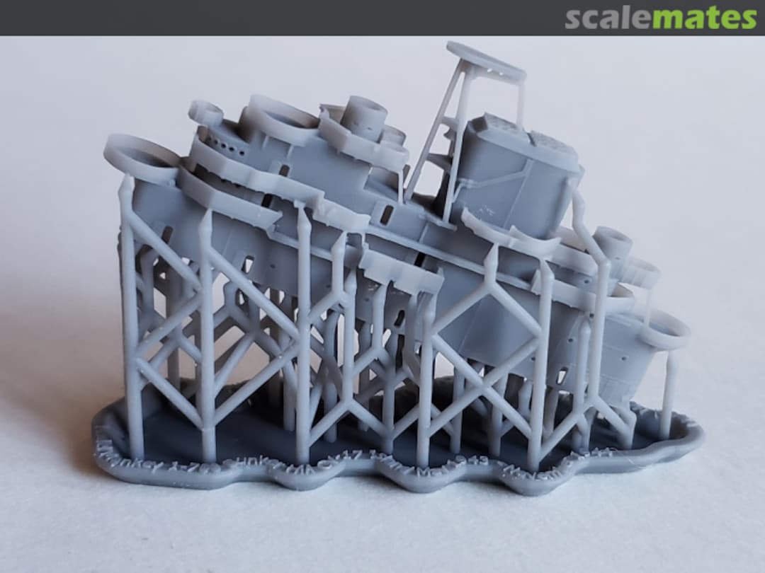 Boxart USS Bunker Hill CV-17 Island, May, 1943-November, 1944 700-CV17 1943 Model Monkey Boxart USS Bunker Hill CV-17 Island, May, 1943-November, 1944 700-CV17 1943 Model Monkey