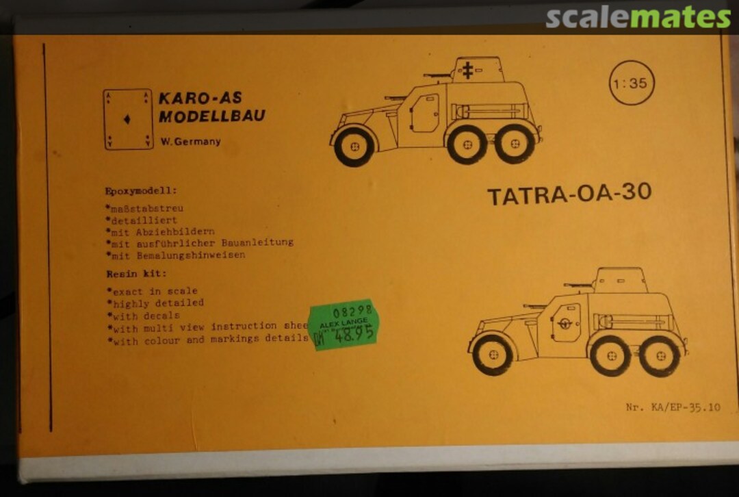 Boxart Tatra OA 30 35.10 Karo As