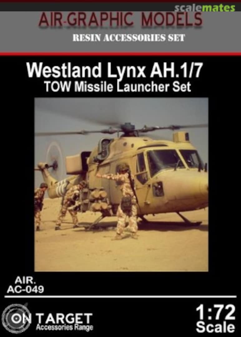 Boxart Westland Lynx AH.1/7 TOW Misile Launcher Set AIR.AC-049 Air-Graphics Models