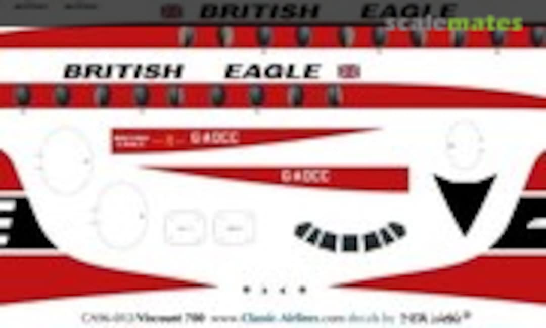 1:96 British Eagle Viscount 700 (Classic Airlines CA96-012) CA96-012