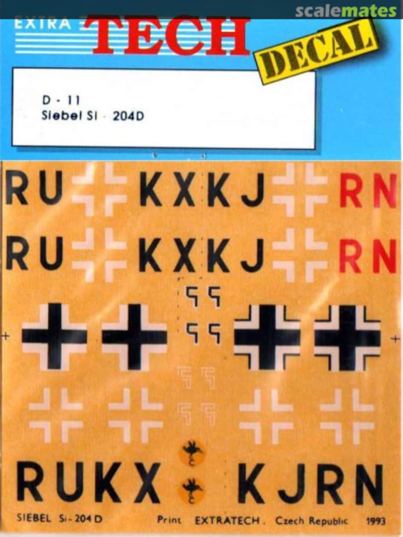 Boxart Siebel Si 204 D D-11 Extratech Boxart Siebel Si 204 D D-11 Extratech