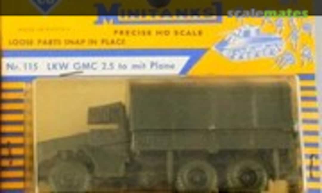 1:87 GMC M34 2.5t Cargo Truck (Roco Minitanks Z-115/16)