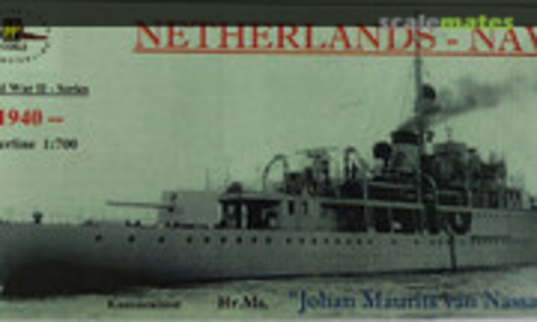 1:700 Kanonenboot 1940 Hr.Ms. "Johan Maurits van Nassau 1" (HP-Models WW II-WL-NL-) WW II-WL-NL-