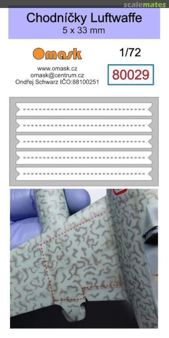 Boxart Luftwaffe Walk Lines 5x33 mm 80029 Omask Boxart Luftwaffe Walk Lines 5x33 mm 80029 Omask