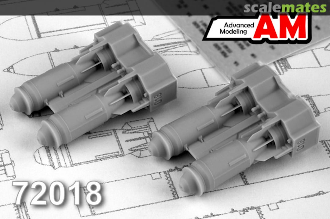 Boxart FAB-500 M-54 500kg High-Explosive Bomb AMC 72018 Advanced Modeling Boxart FAB-500 M-54 500kg High-Explosive Bomb AMC 72018 Advanced Modeling
