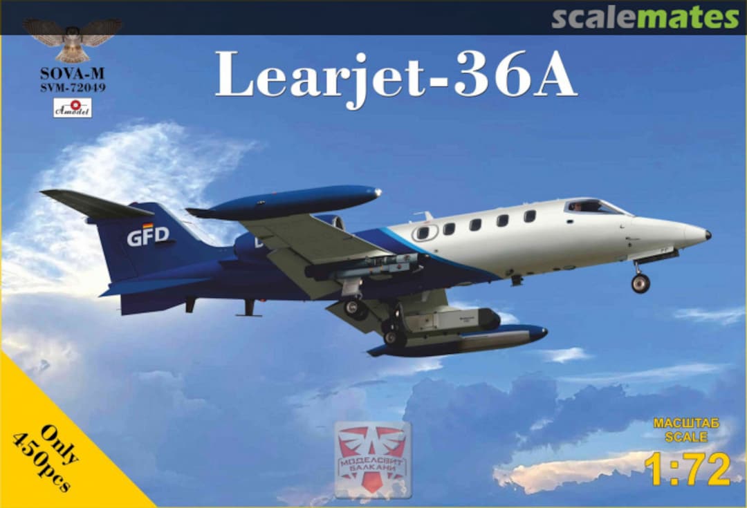 Boxart Learjet 36A SVM-72049 SOVA-M