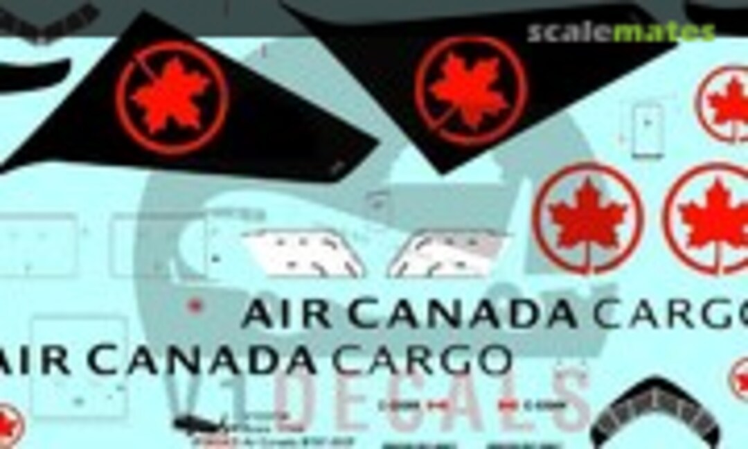 1:144 Air Canada Cargo Boeing 767-300 (V1 Decals V1D0734-144) V1D0734-144