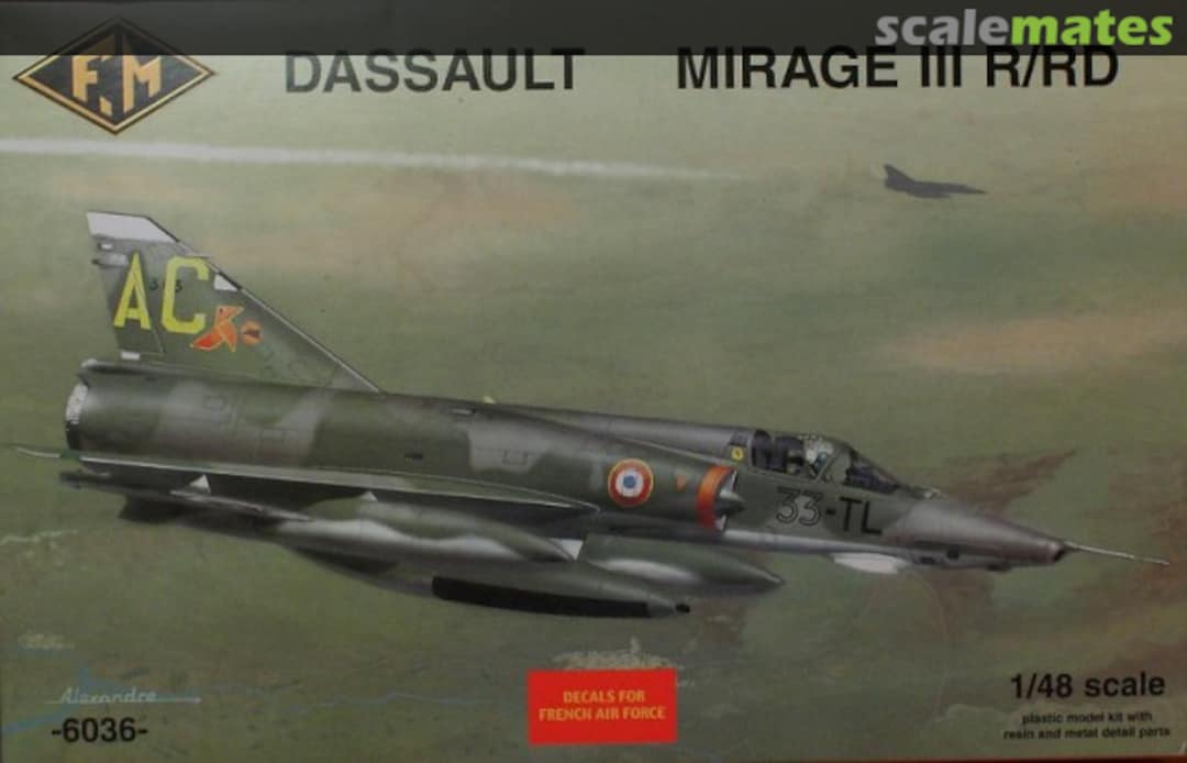 Boxart Dassault Mirage III R/RD 6036 Fonderie Miniature Boxart Dassault Mirage III R/RD 6036 Fonderie Miniature