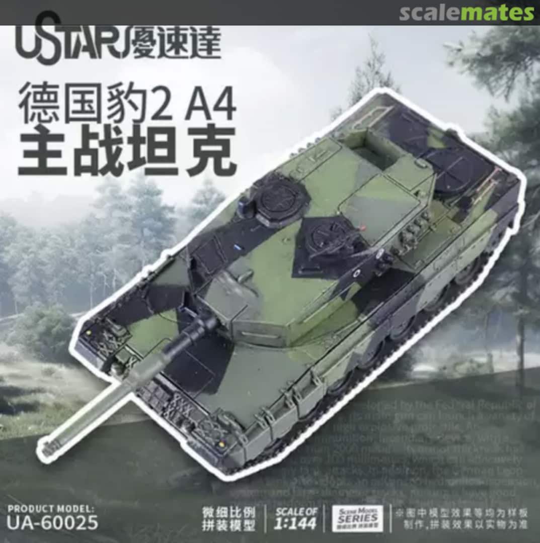 Boxart LEOPARD 2 A4 MAIN BATTLE TANK UA-60025 UStar Boxart LEOPARD 2 A4 MAIN BATTLE TANK UA-60025 UStar
