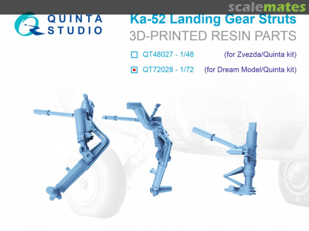 Boxart Ka-52 Landing Gear Struts QT72028 Quinta Studio Boxart Ka-52 Landing Gear Struts QT72028 Quinta Studio
