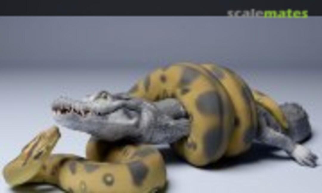 1:48 Green anaconda - vs caiman (EMP3d 48130258) 48130258
