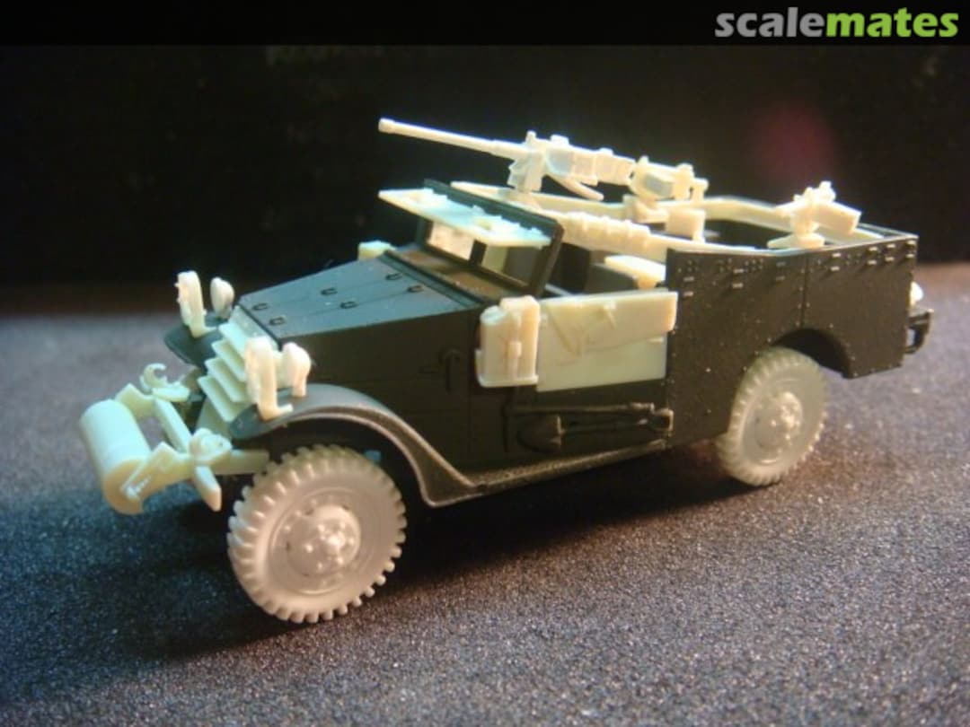 Boxart M3A1 Scout Car Upgrade MP025 Cpl Overby's MOTOR POOL Boxart M3A1 Scout Car Upgrade MP025 Cpl Overby's MOTOR POOL