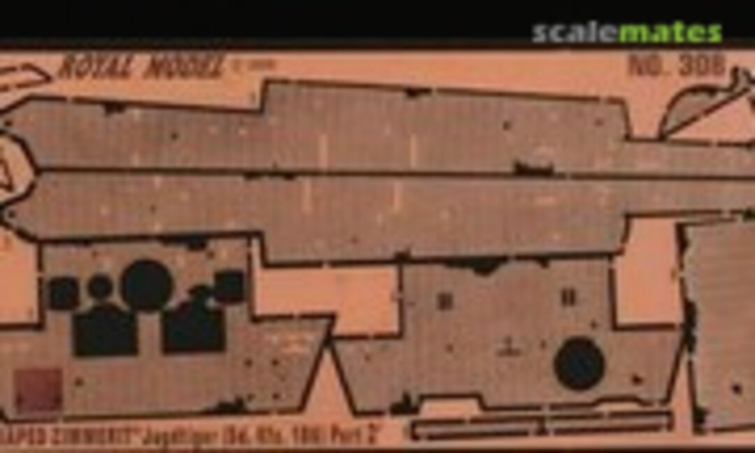 1:35 Jagdtiger Scraped Zimmerit Part II ~Dragon~ (Royal Model 308) 308