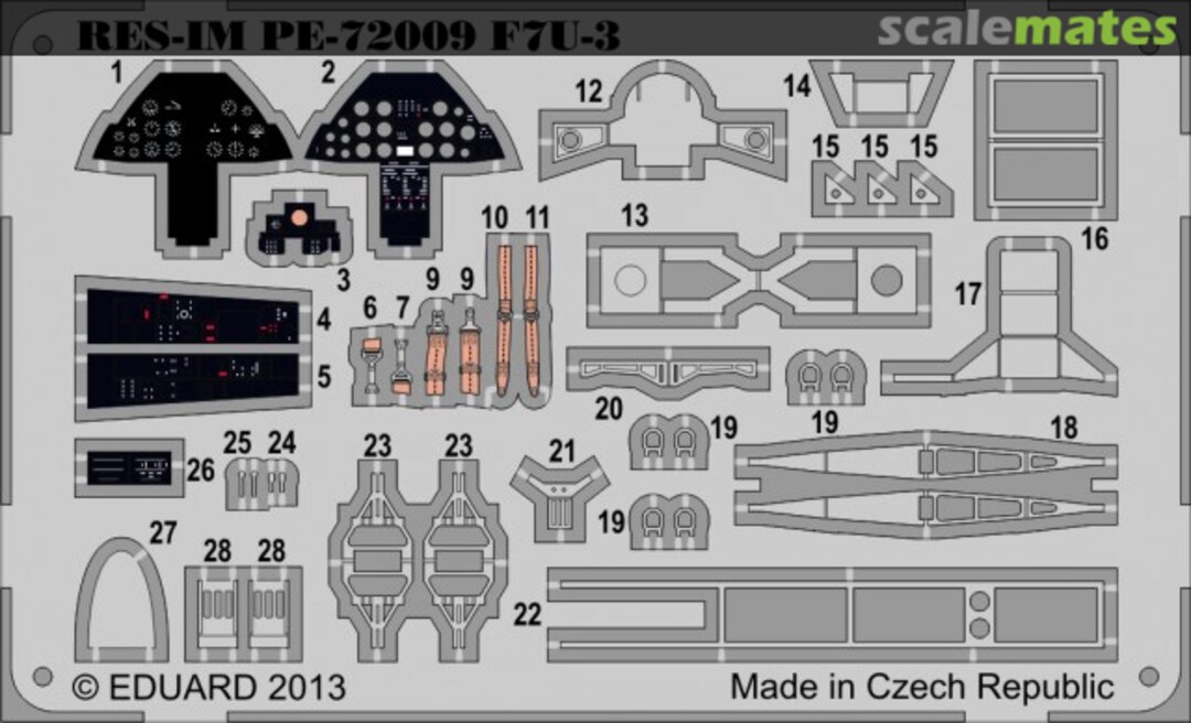 Boxart F7U-3 Cutlass PE72009 RES-IM