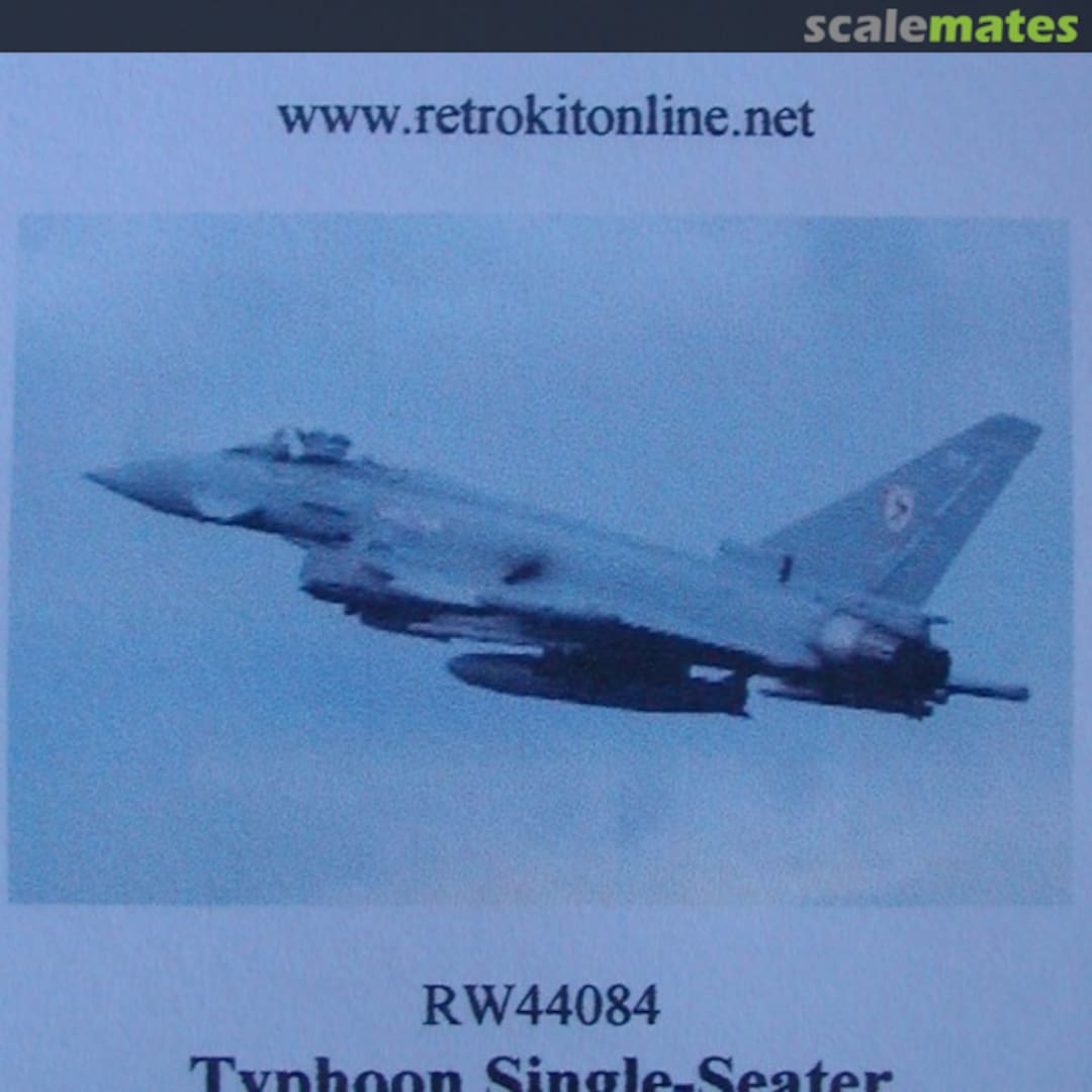 Boxart Typhoon Single-seater Cockpit RW44084 RetroWings Boxart Typhoon Single-seater Cockpit RW44084 RetroWings