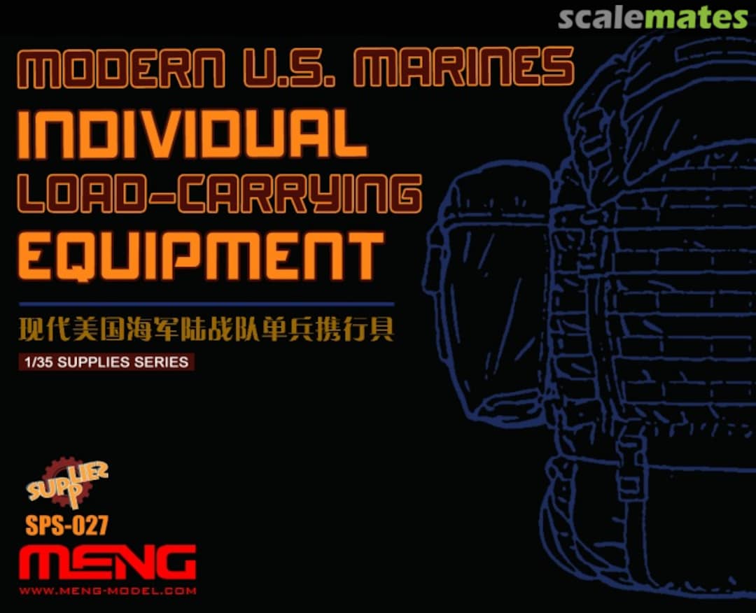 Boxart Modern U.S. Marines Individual Load-carrying Equipment SPS-027 Meng Model
