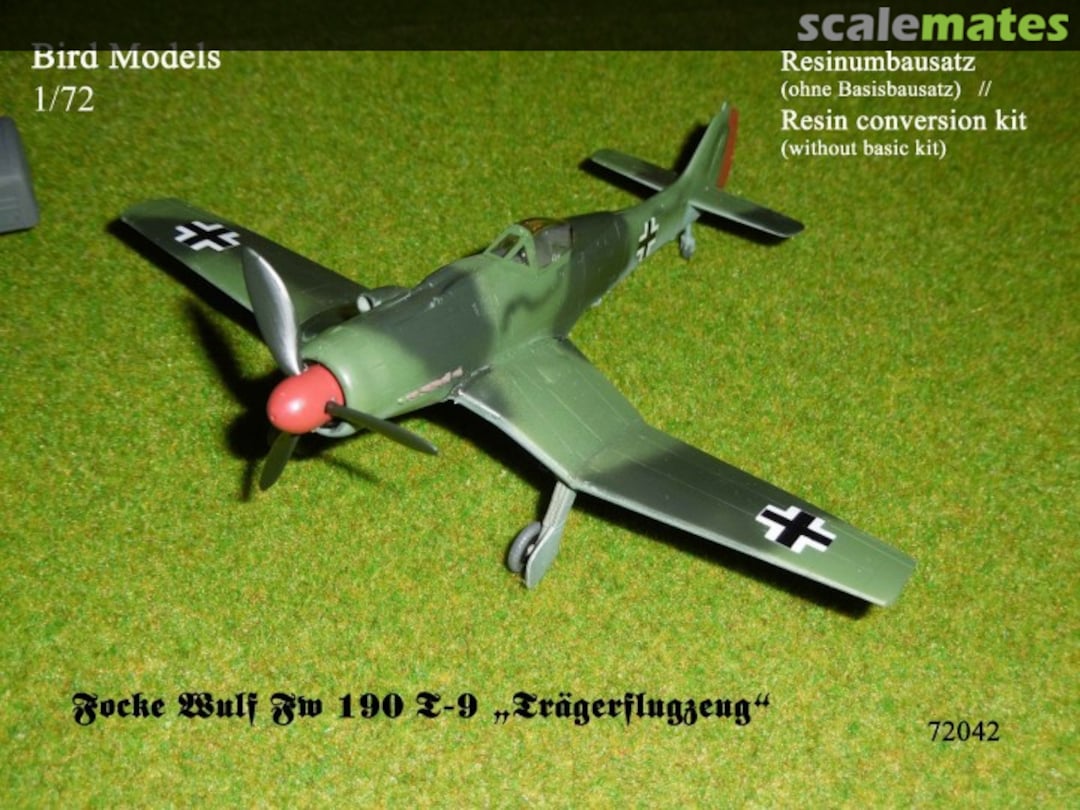 Boxart Focke Wulf Fw 190 T-9 "Trägerflugzeug" 72042 Bird Models Boxart Focke Wulf Fw 190 T-9 "Trägerflugzeug" 72042 Bird Models